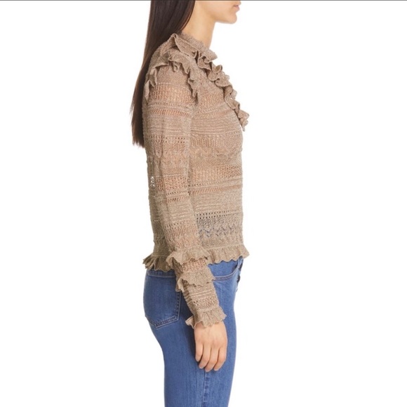 Ulla Johnson Austen Ruffle Sweater In 